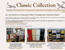 Tablet Screenshot of classiccollection.ch